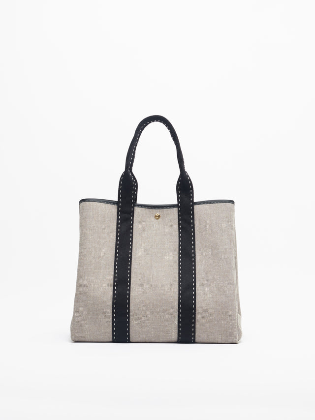 Traversée L - Grey Linen Black Sellier - Image 1