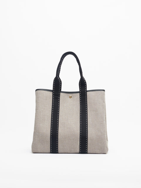 Traversée L - Grey Linen Black Sellier - Image 1