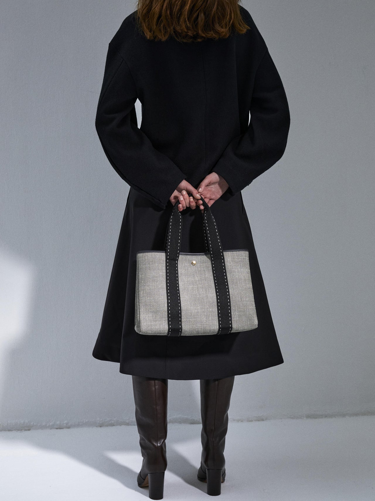 Traversée M - Grey Linen Black Sellier - Image 5