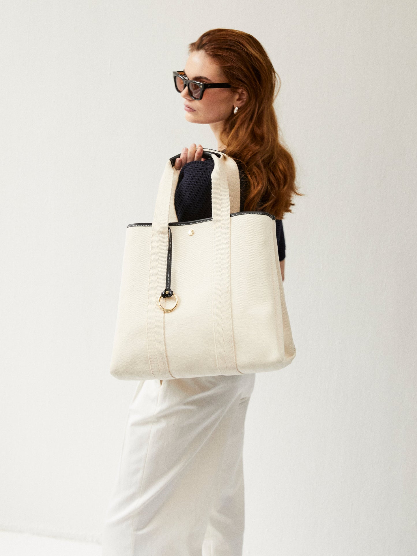 Traversée L - Verneuil Canvas Natural/Black