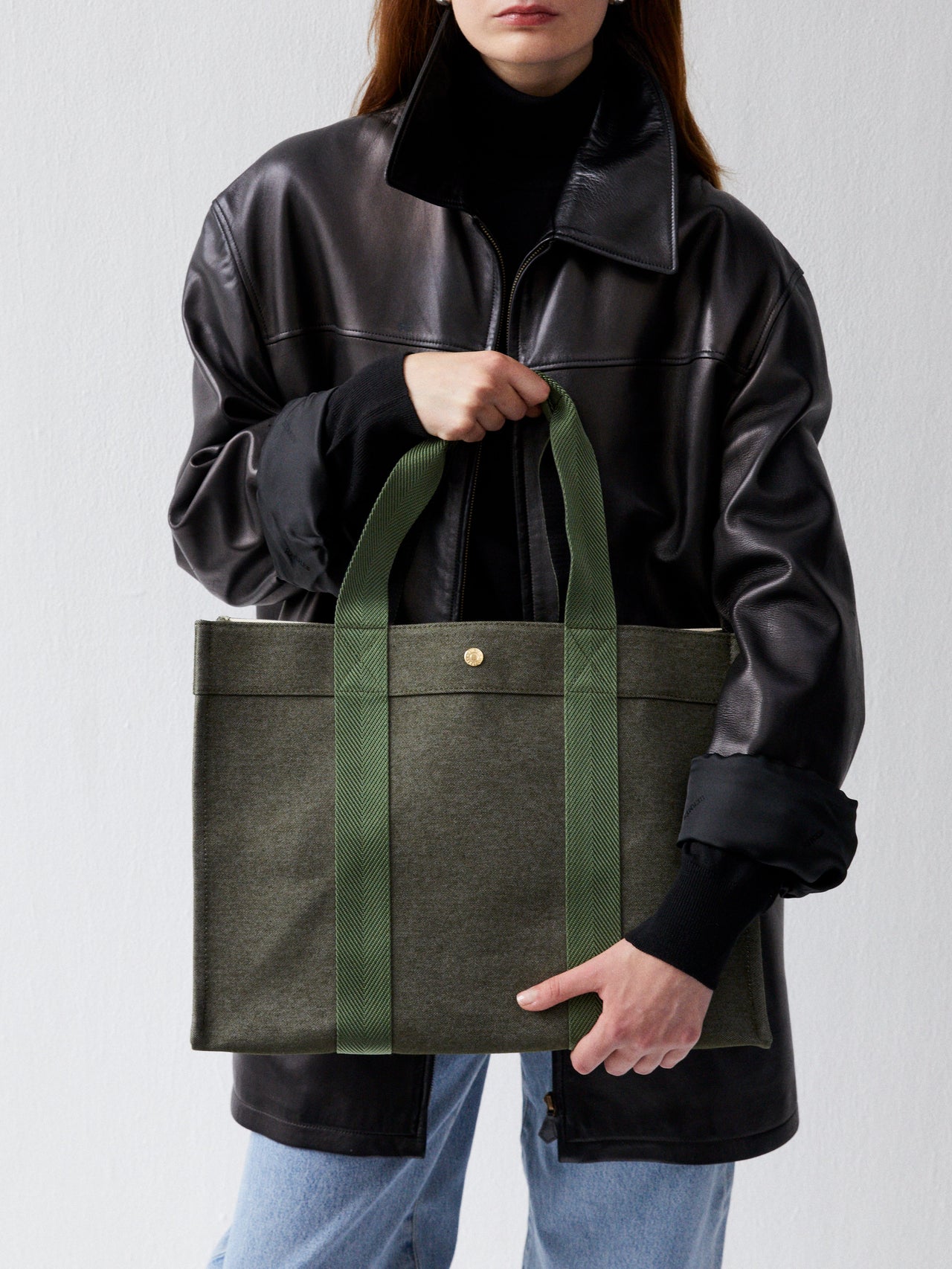 Cabas L - Denim Fougère - Image 3