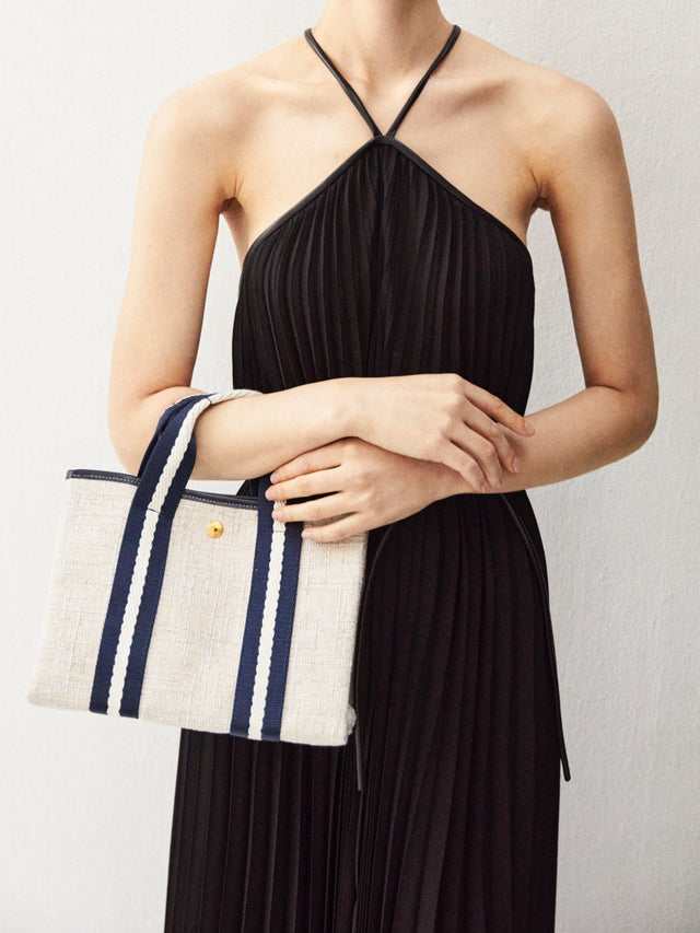 Traversée S - Summer Tweed Rope Navy - Image 2