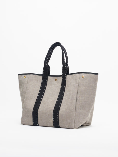 Traversée L - Grey Linen Black Sellier - Image 2