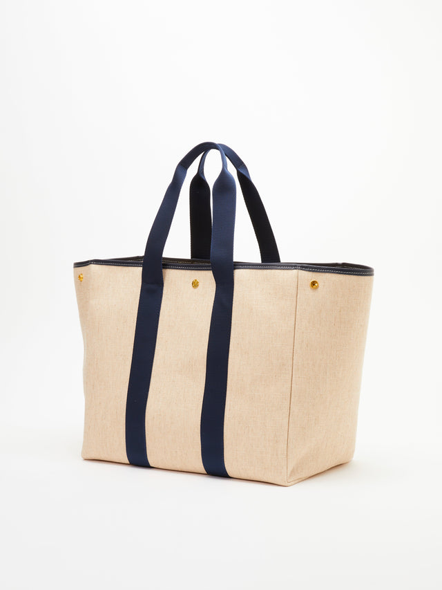 Traversée L - Linen Navy - Image 2