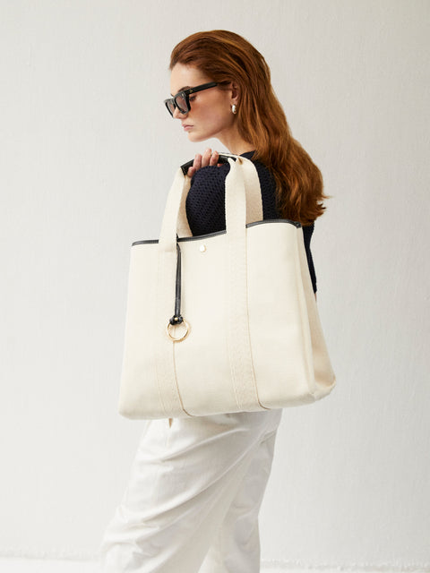 Traversée L - Verneuil Canvas Natural/Black Trimmings - Image 3