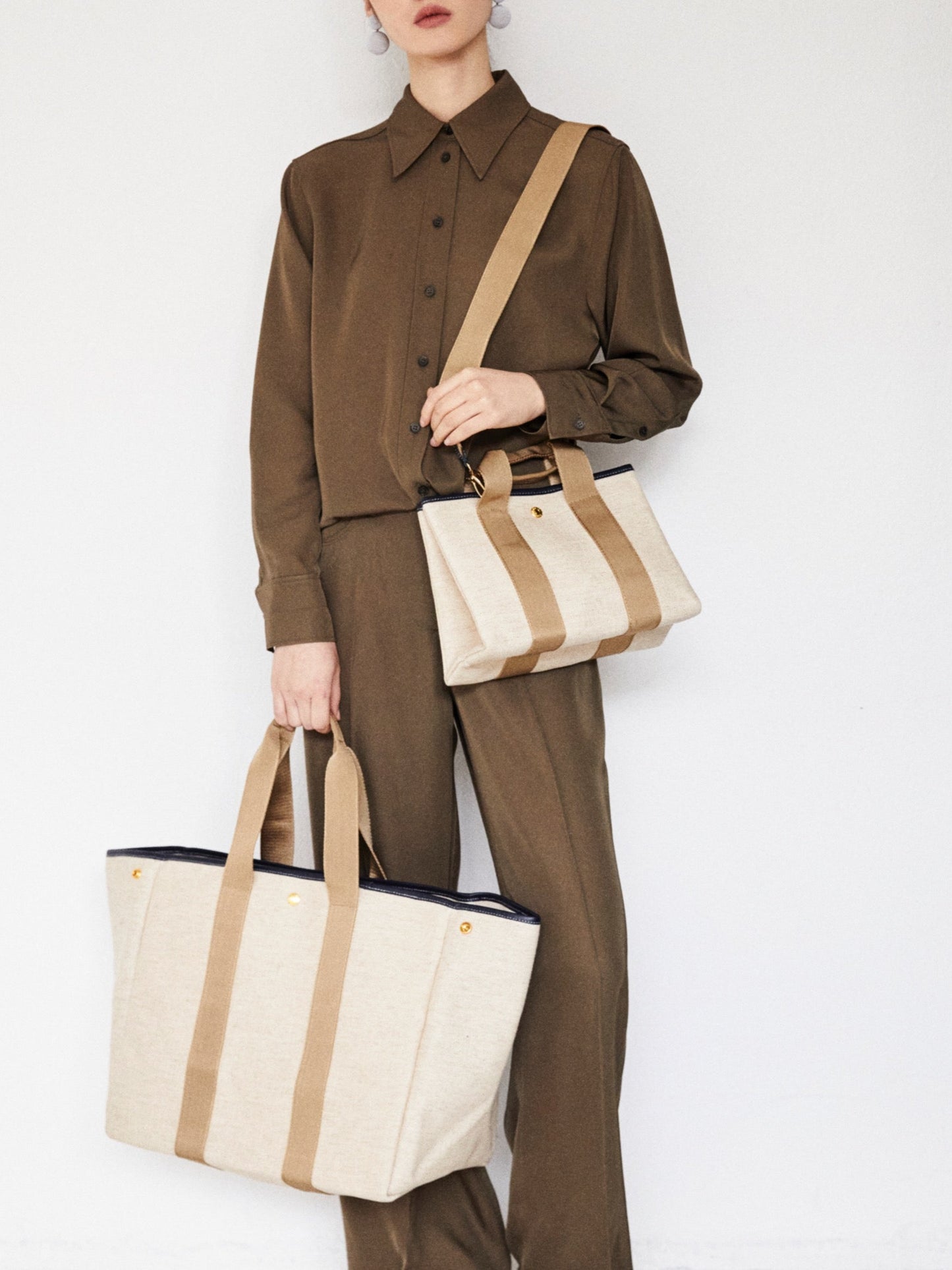 TRAVERSÉE L LINEN BEIGE