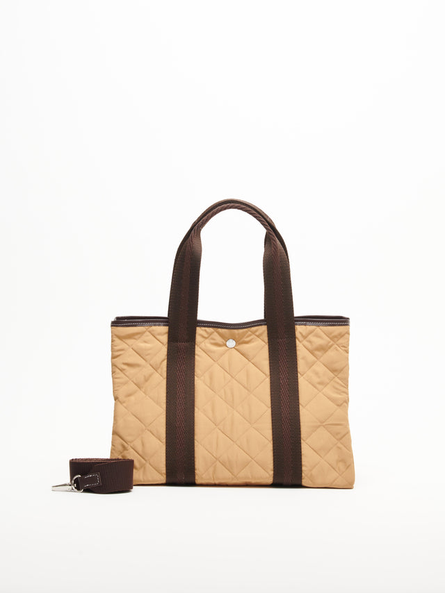 Traversée M - Beige matelassé - Image 1