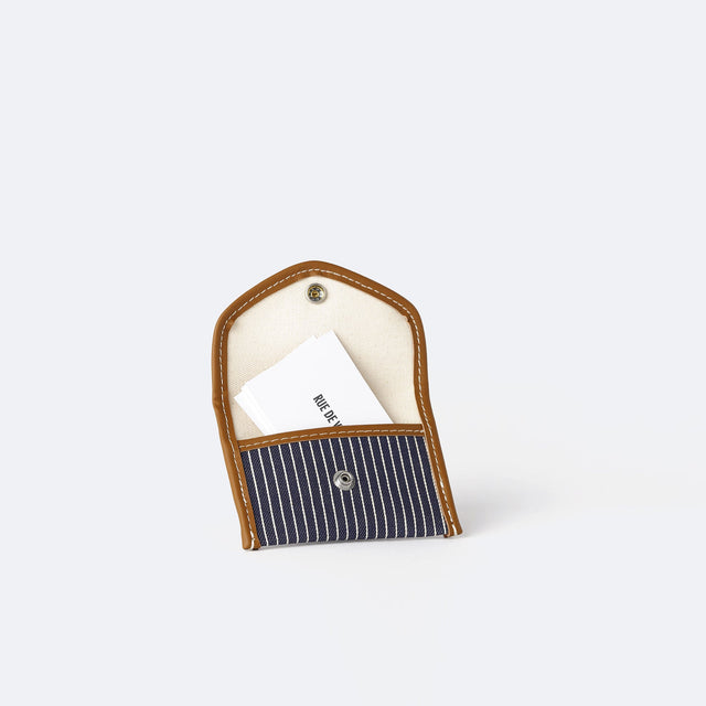 Enveloppe XS - Navy Fine Stripes - Image 2