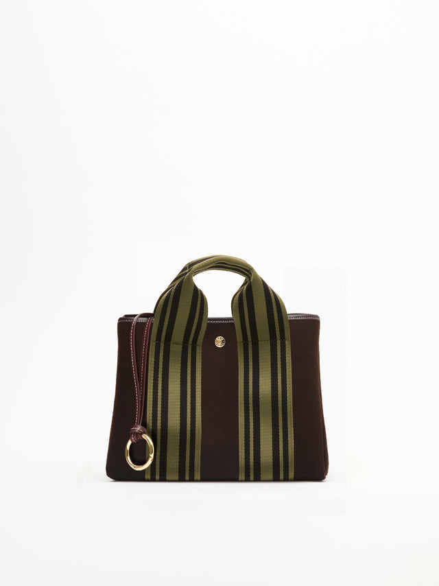 Traversée S - Olive Equestrian Chocolate Flannel - Image 1