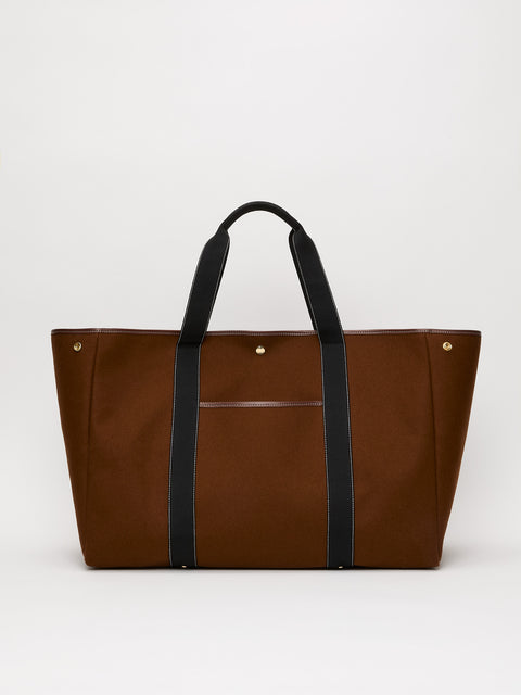 Traversée XXL Pocket - Mini Sellier Tabac Flannel - Image 3