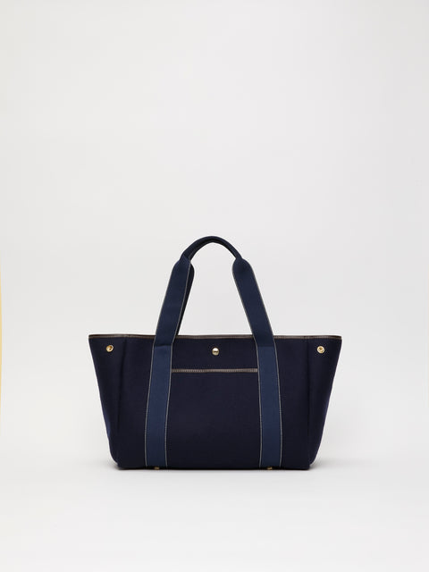 Traversée M Pocket - Mini Sellier Navy Flannel - Image 3