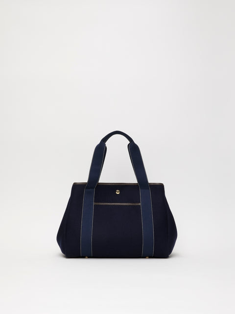 Traversée M Pocket - Mini Sellier Navy Flannel - Image 2
