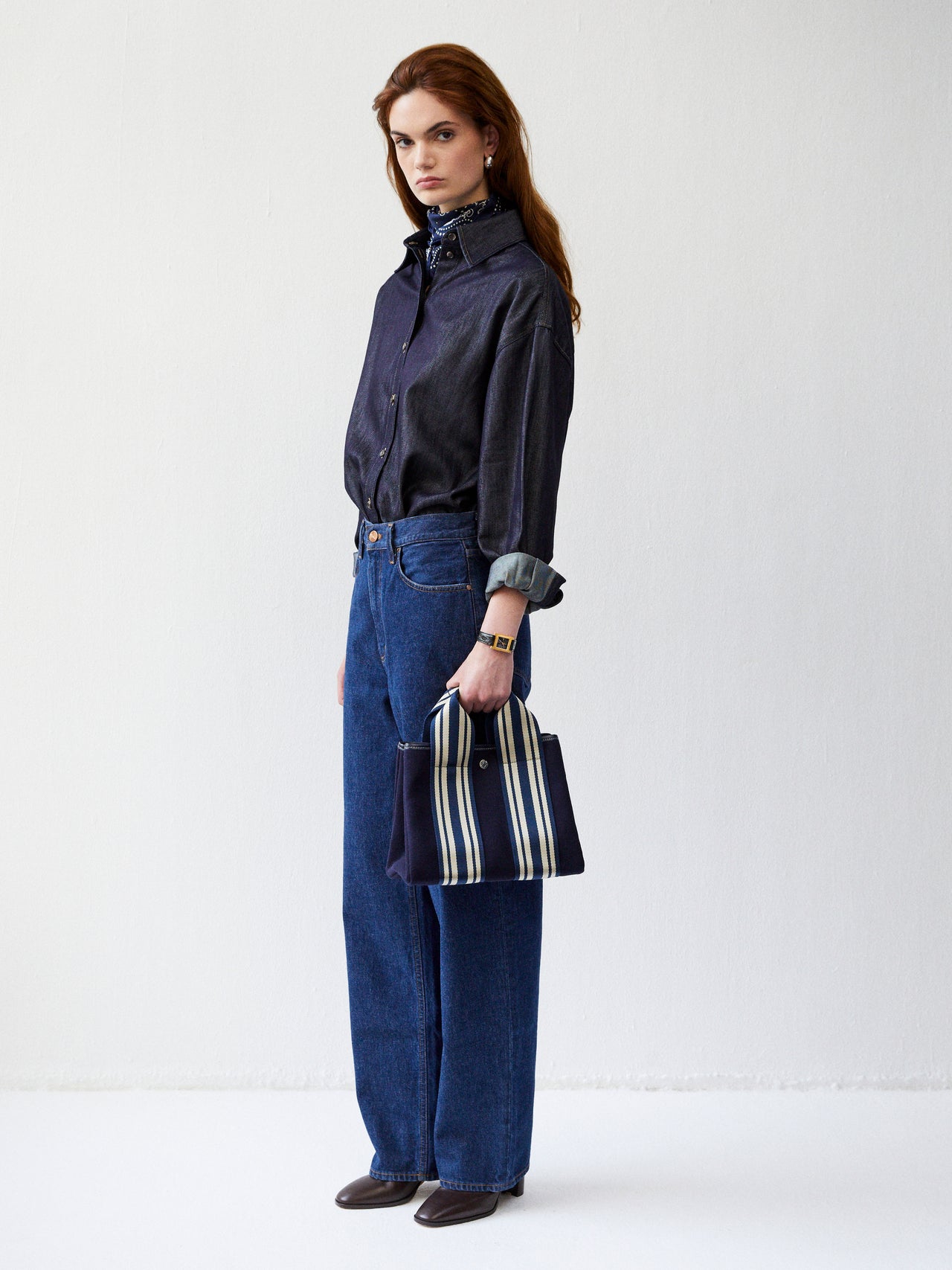 Traversée S - Navy Equestrian Flannel - Image 4