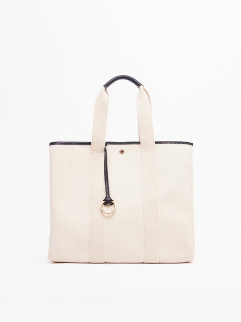 Traversée L - Verneuil Canvas Natural/Black Trimmings - Image 1