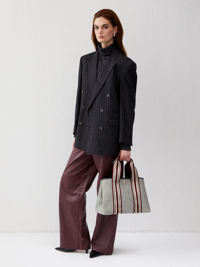 Traversée M - Grey Linen Equestrian Bordeaux - Image 1