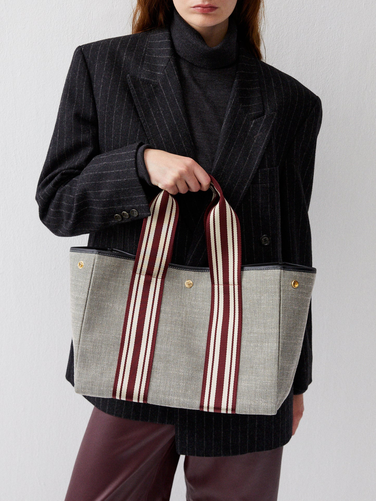 Traversée M - Grey Linen Equestrian Bordeaux