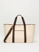 Traversée XXL Pocket - Verneuil Canvas White/Mini Sellier Brown