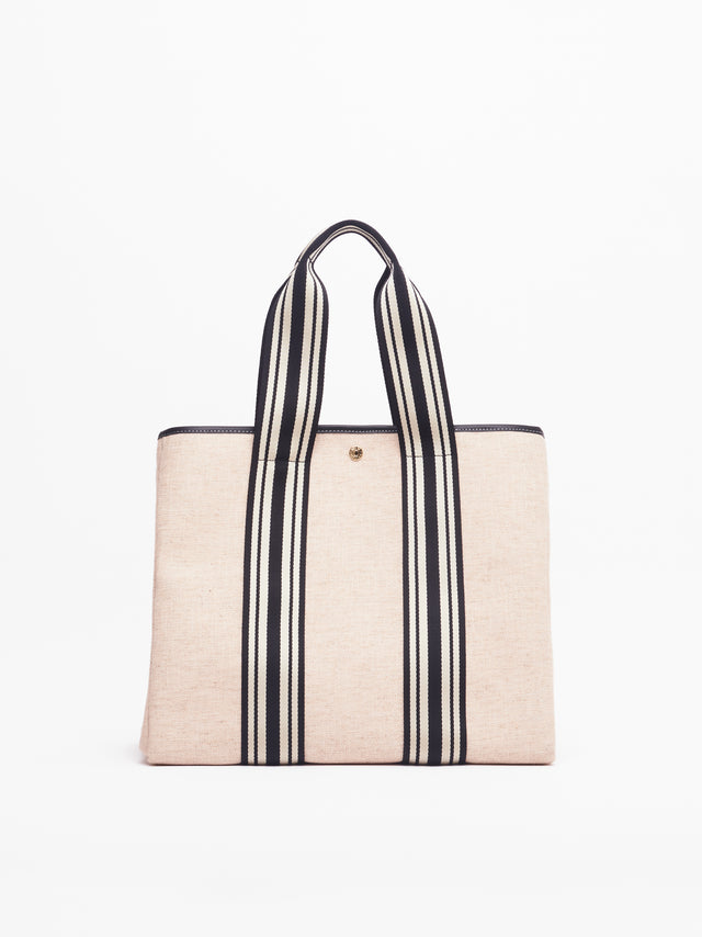 Traversée L - Linen Cream Equestrian Black - Image 1