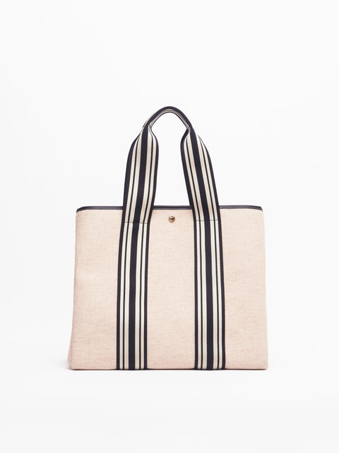 Traversée L - Linen Cream Equestrian Black - Image 1