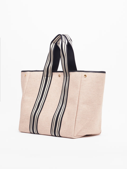 Traversée L - Linen Cream Equestrian Black - Image 2