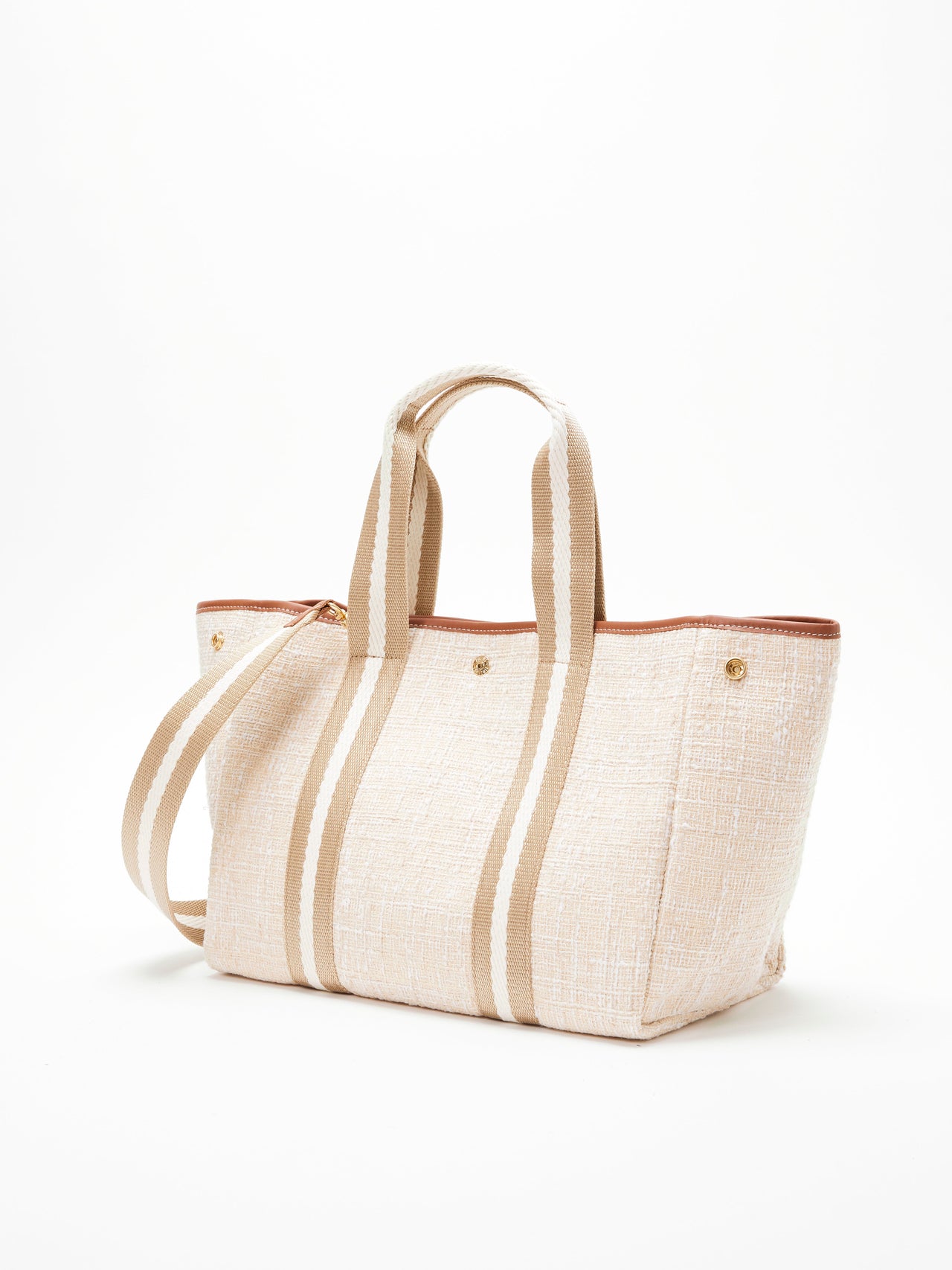 Traversée M - Summer Tweed Rope Beige - Image 1