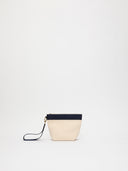 Club Pouch - Verneuil Canvas White Mini Sellier Navy