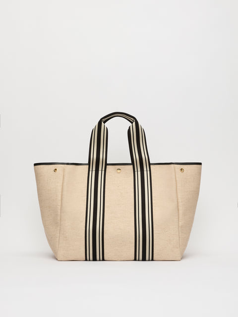 Traversée L - Linen Cream Equestrian Black - Image 1