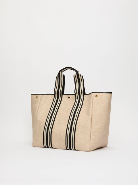 Traversée L - Linen Cream Equestrian Black - Image 2