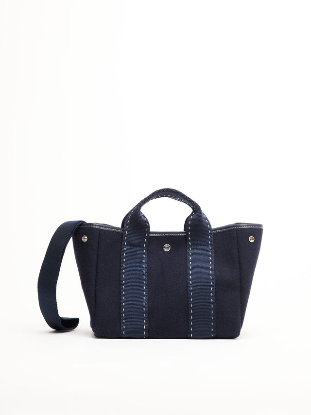 Traversée S - Flannelle Chiné Navy - Image 2