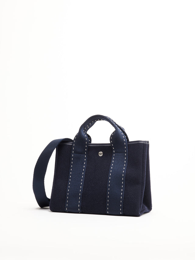 Traversée S - Flannelle Chiné Navy - Image 3