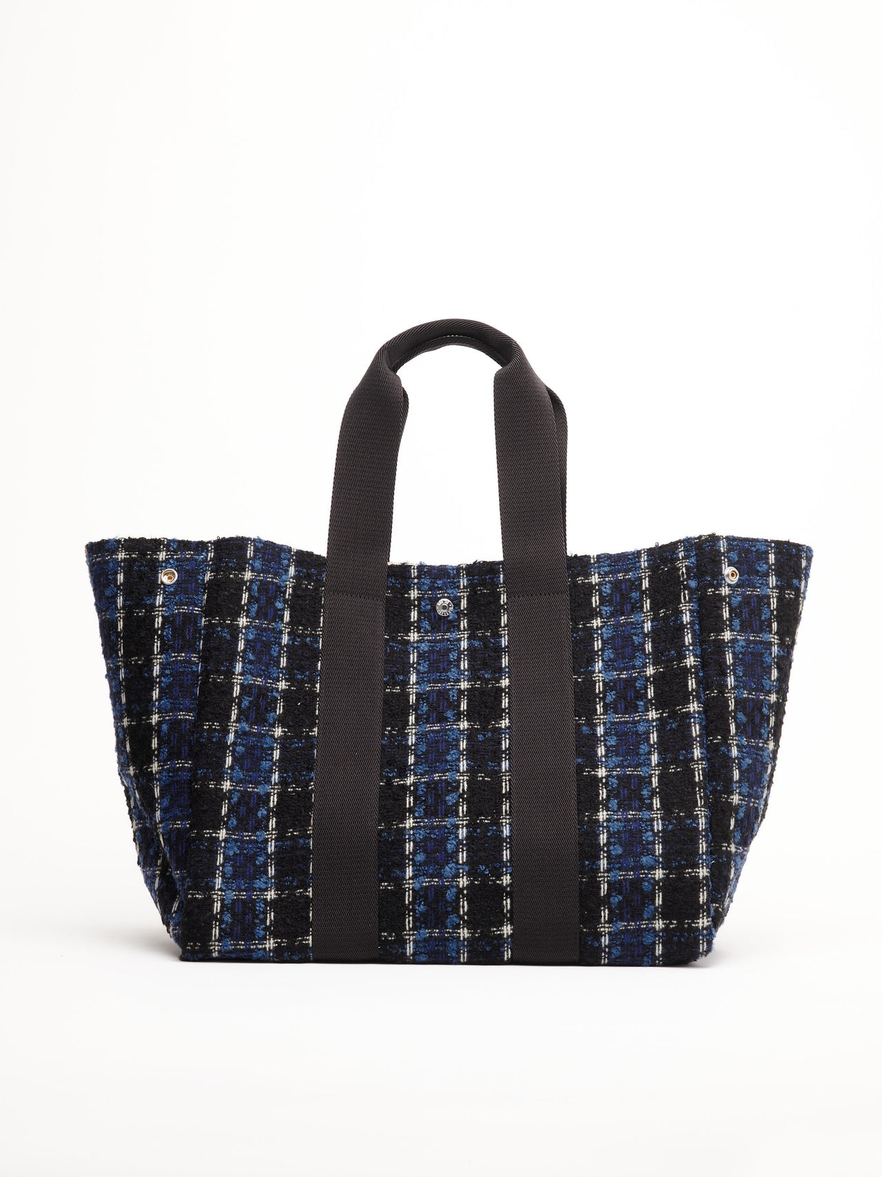 Traversée L - Tweed Bleu/Noir - Image 2