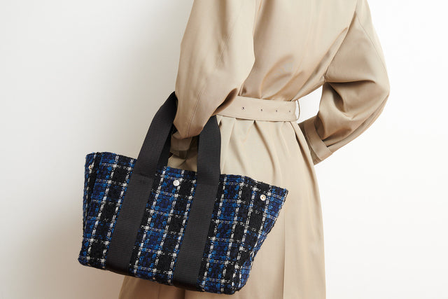 Traversée M - Tweed Bleu/Noir - Image 2