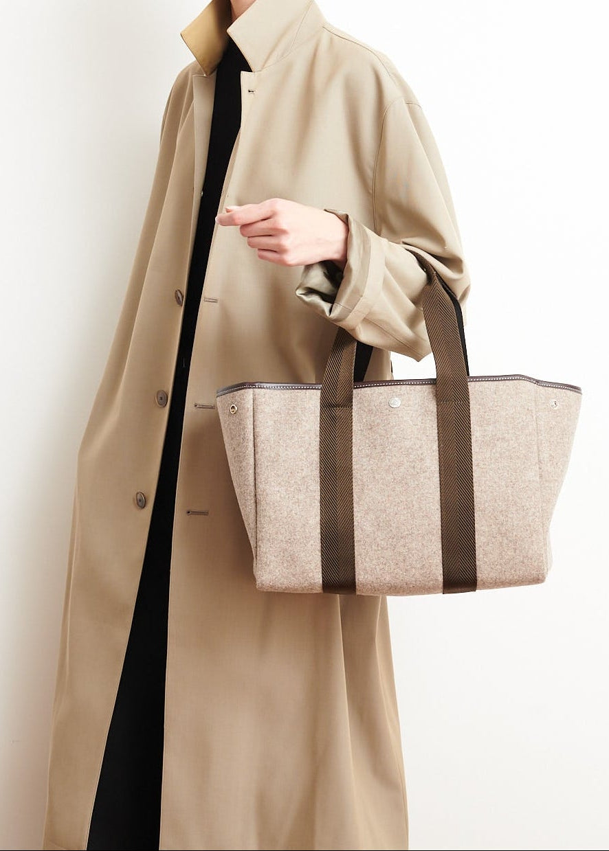 Traversée M - Flannelle Beige Chiné - Image 1