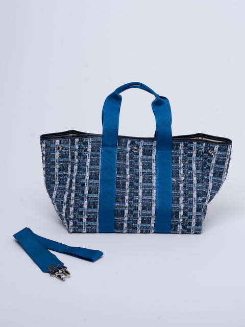 Traversée M - Tweed/Sangle Blue - Image 1