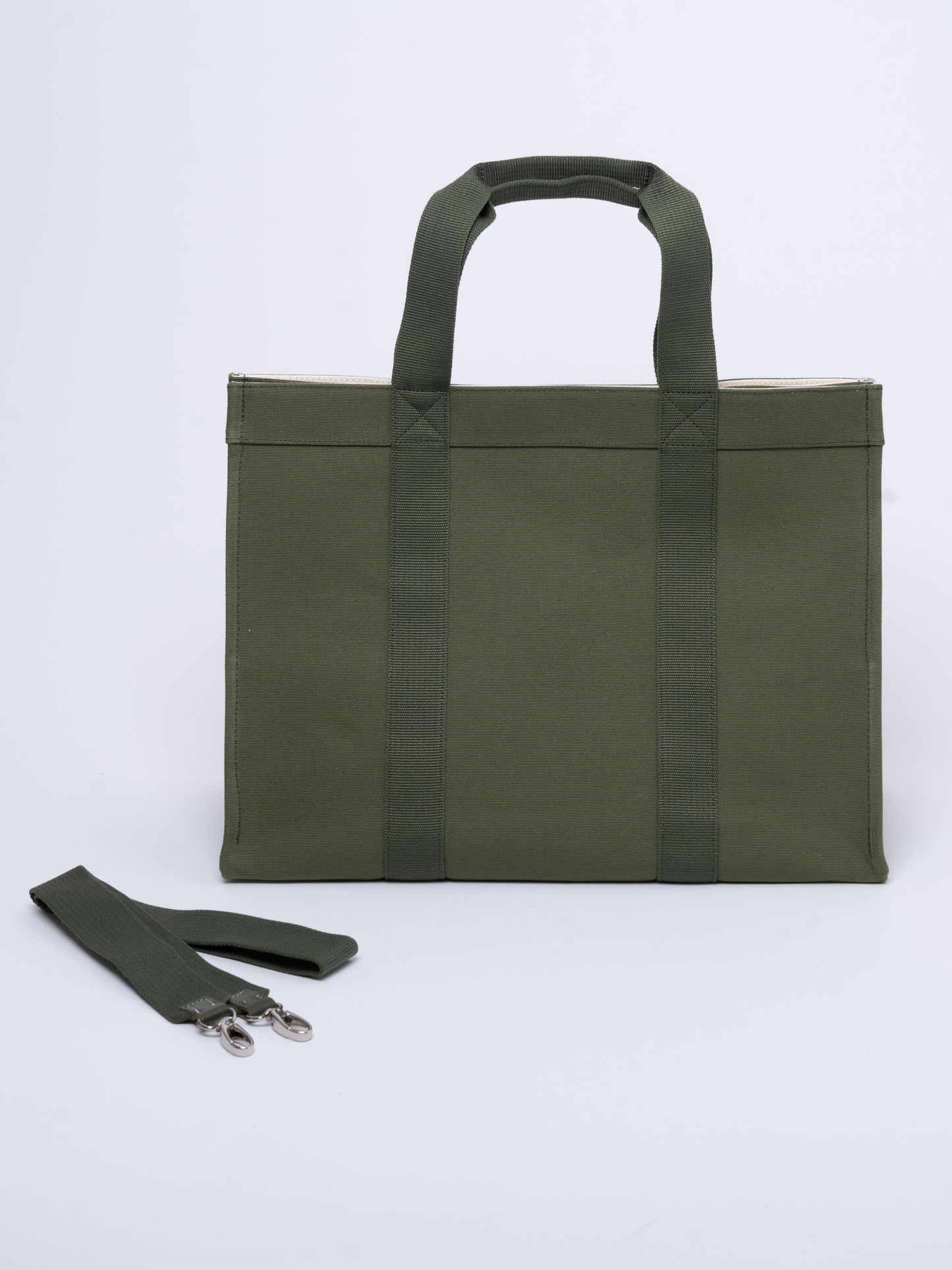 sac tote XL - Toile Kaki