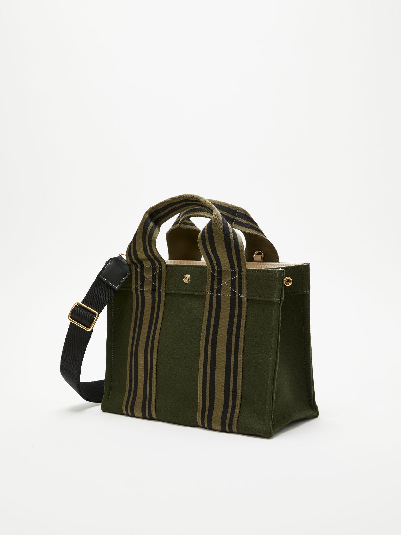 Tote M - Equestrian Olive Flannel - Image 2