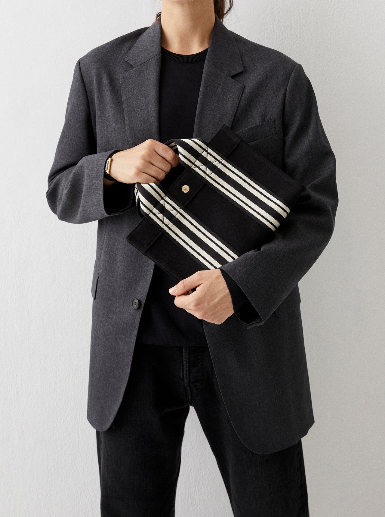 Tote S - Equestrian Black Flannel - Image 3