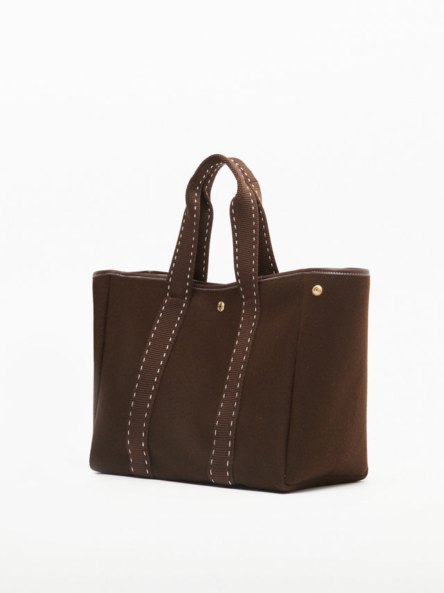 Traversée L - Flanelle Chocolat Sellier - Image 2