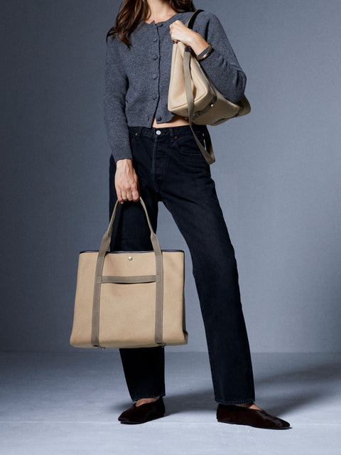 Traversée L - Whip Sesame Flannel - Image 1