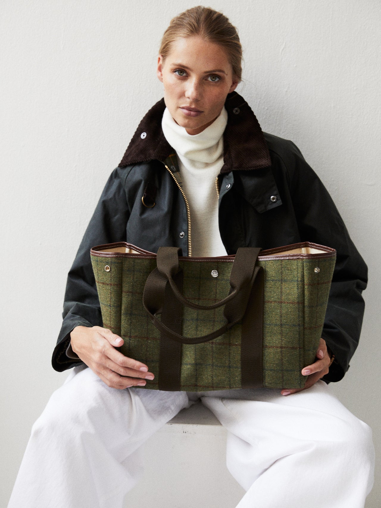 Traversée M - Hunting Tweed Kaki - Image 4