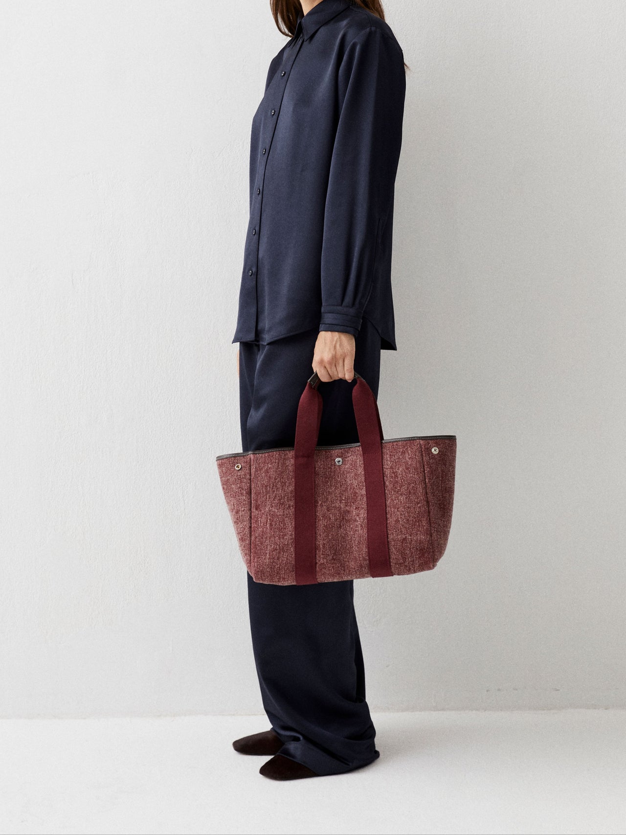 Traversée M - Stonewashed Denim Burgundy - Image 4