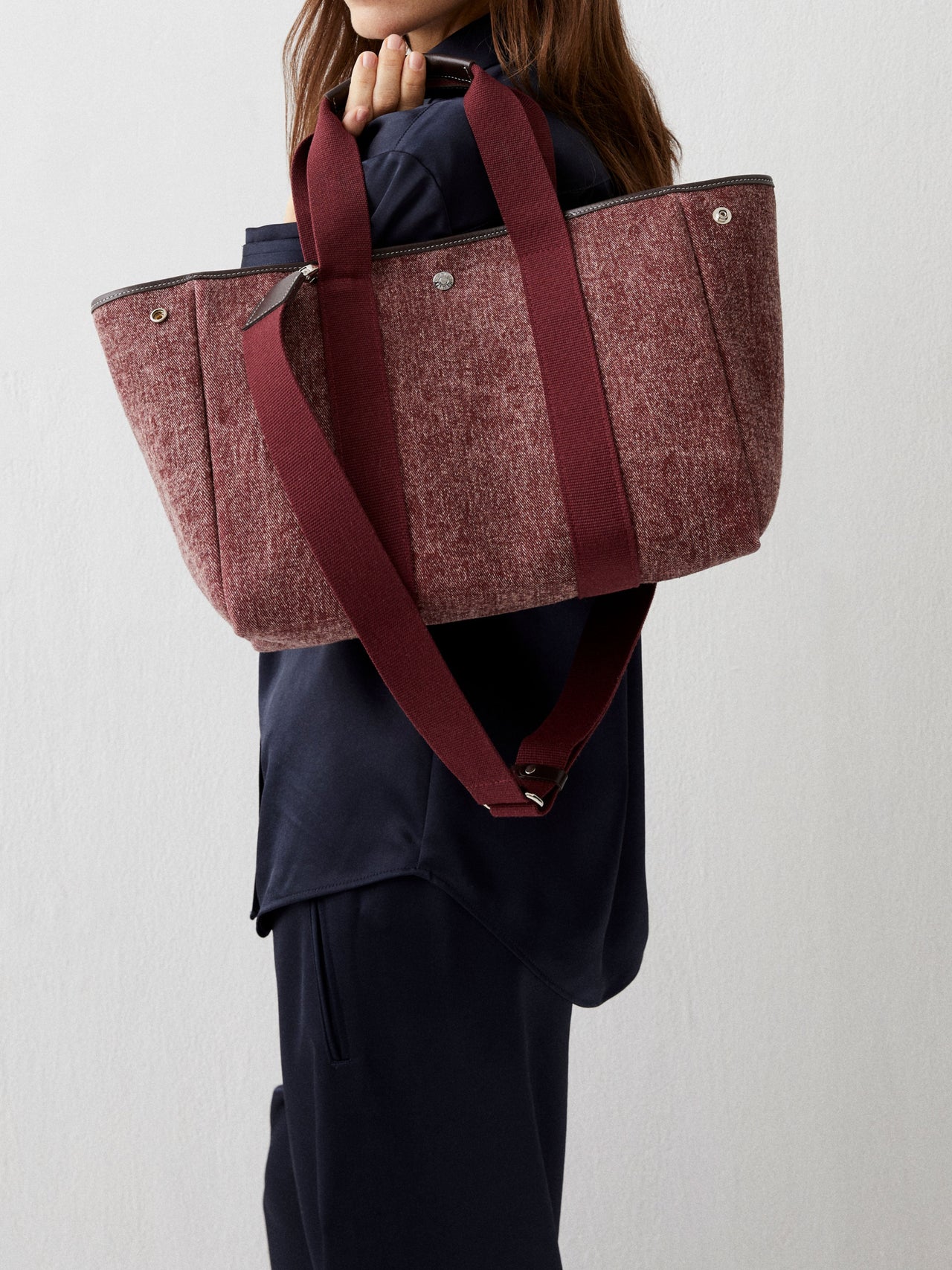 Traversée M - Stonewashed Denim Burgundy - Image 5