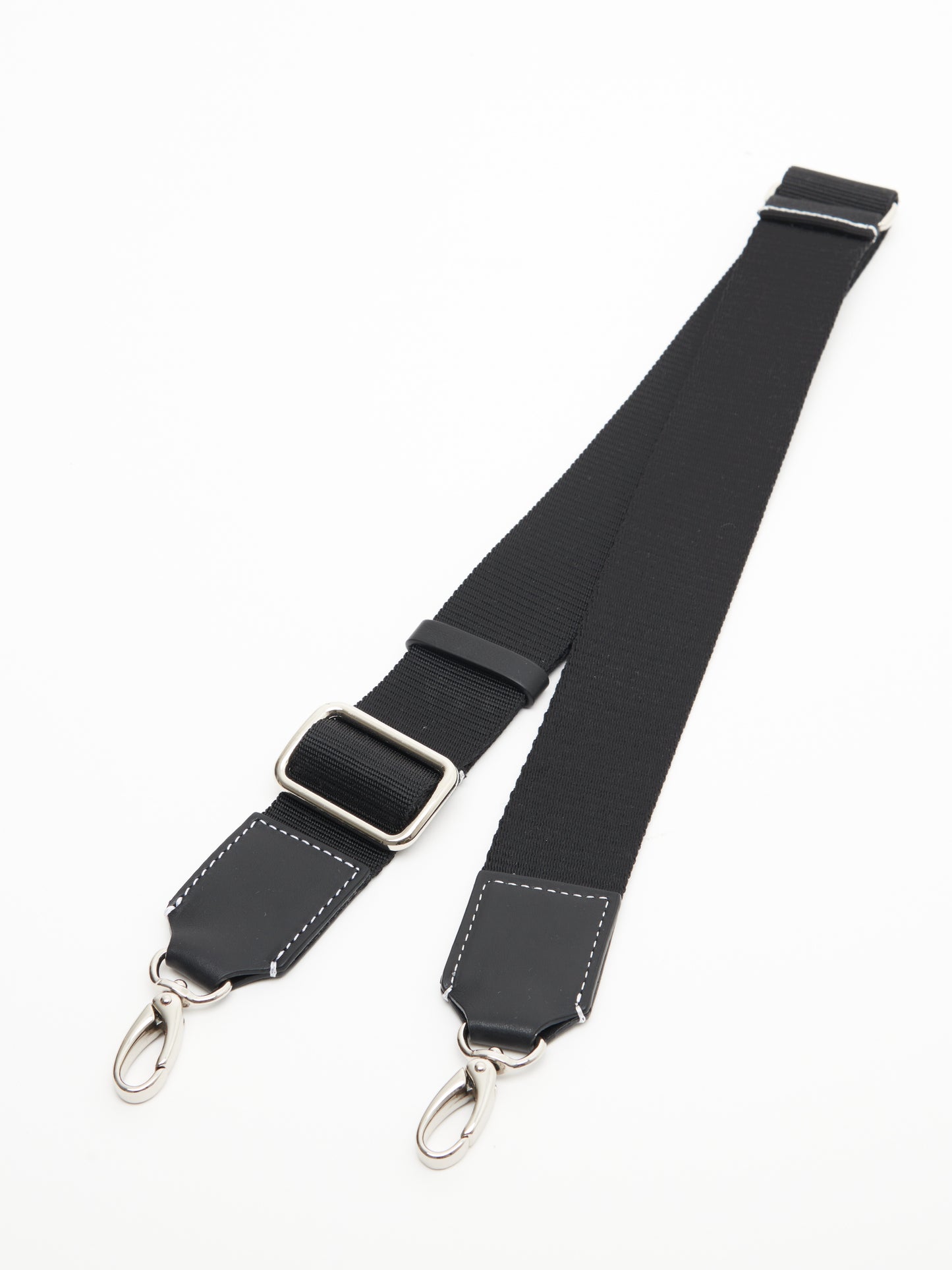 Adjustable Shoulder Strap Nylon Noir/Silver
