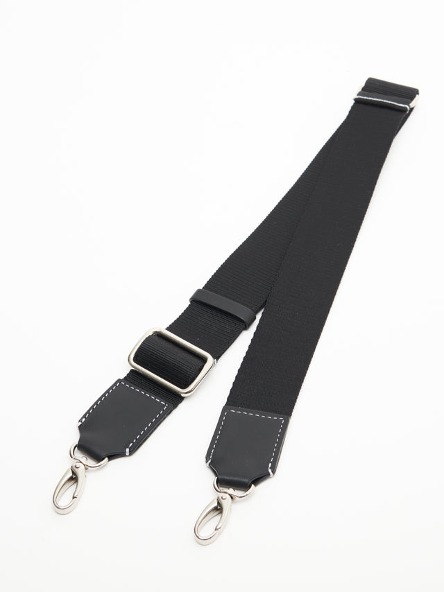 Adjustable Shoulder Strap Nylon Noir/Silver - Image 1