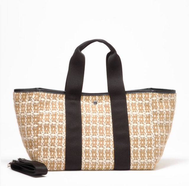 Traversée M - Carré Tweed Beige - Image 1