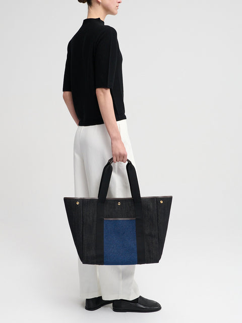 Traversée L Pocket - Denim Noir/bleu - Image 2