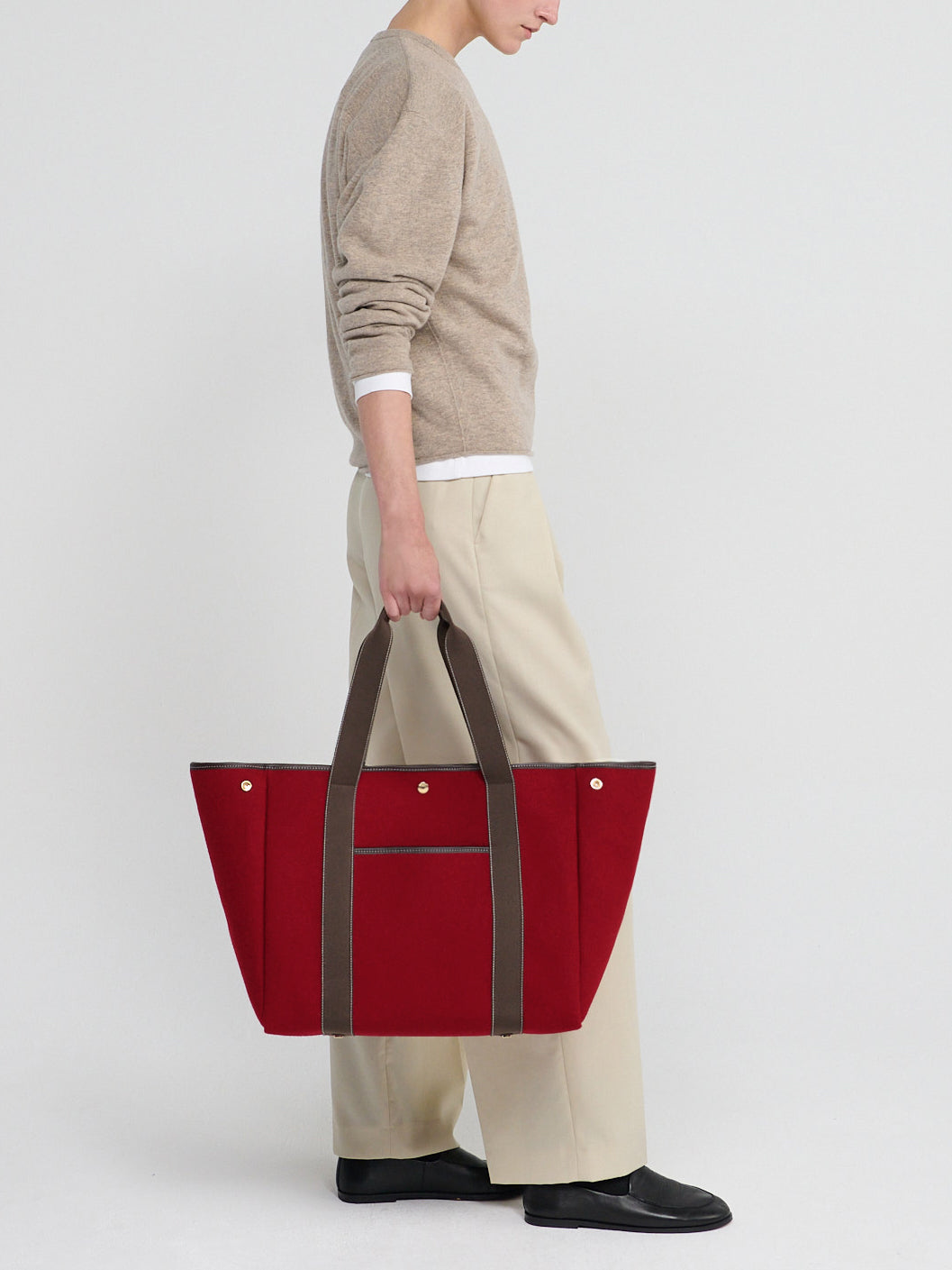 Traversée L Pocket - Mini Sellier Red Flannel