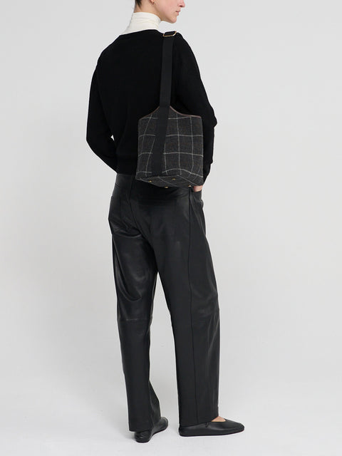 Narita L - Hunting Tweed Charcoal - Image 3