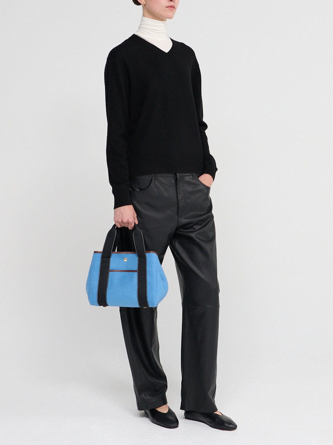 Traversée S Pocket - Mini Sellier Sky Flannel