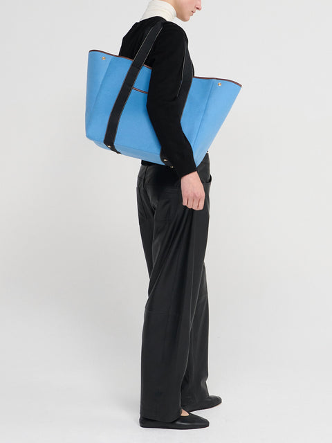 Traversée L Pocket - Mini Sellier Sky Flannel - Image 3
